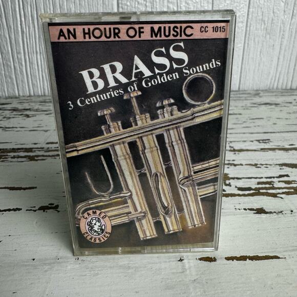 BRASS 3 Centuries of Golden Sounds Mozart Gabriell Cassette Tape Vintage - Picture 4 of 6
